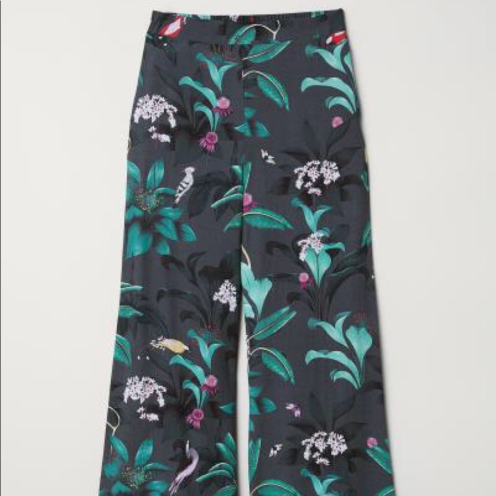 Anna Glover X H&M Patterned Pull-on Pants Size 10